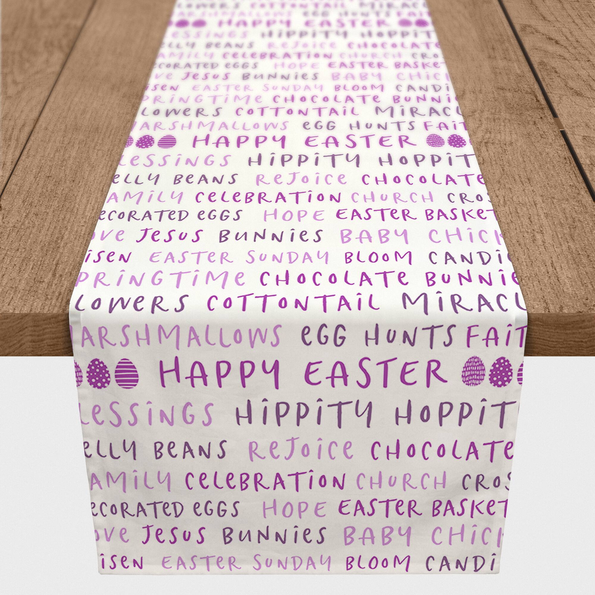 Easter Stuff Runner 2 16" x 90" Cotton Twill Runner